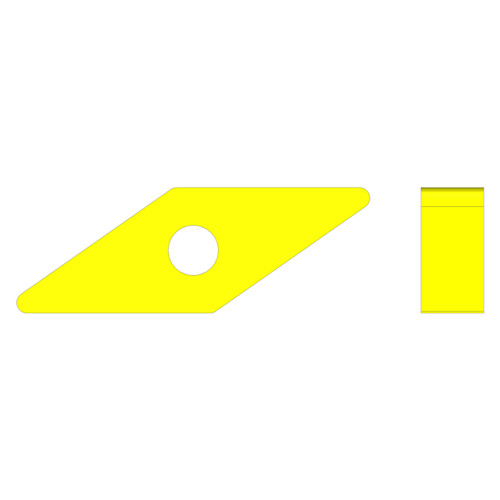 Ultra-Dex 913-000-556 | VNMG 332-ZX2 UD52 x 0.375" Circle Diameter x 0.031" Corner Radius x 0.187" Thickness Negative Insert