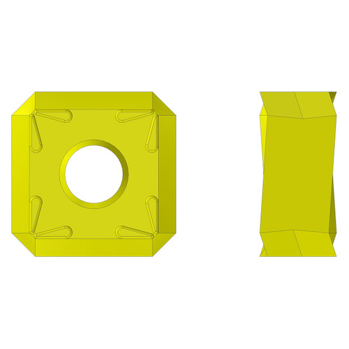 Ultra-Dex 914-000-104 | PM1 1205-HCX HP470 x 13.00mm Circle Diameter x 5.00mm Thickness Milling Insert
