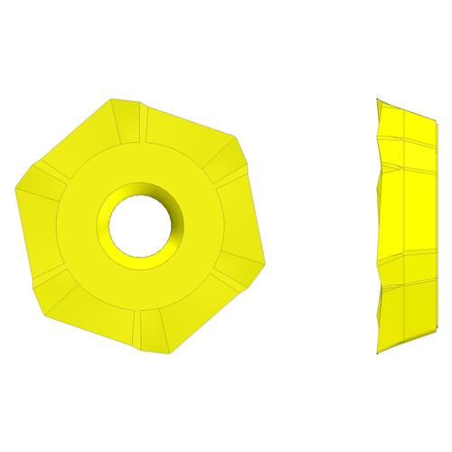 Ultra-Dex 914-000-124 | PM4 0604-HCX HK430 x 16.30mm Circle Diameter x 4.50mm Thickness Milling Insert