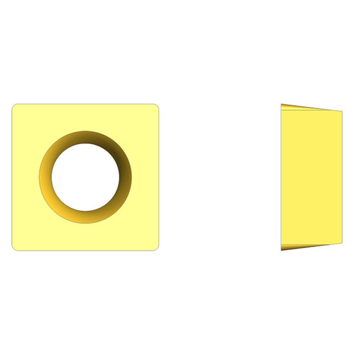 Ultra-Dex 914-000-137 | SCMT 431-CX1 HM250 x 0.500" Circle Diameter x 0.015" Corner Radius x 0.187" Thickness Positive Insert