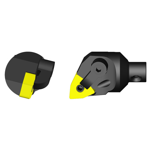 Ultra-Dex 945-000-187 | MH28 MWLNR4 x 1-3/4" Diameter x 1.770" Functional Length x 1.015" Functional Width Modular Boring Head