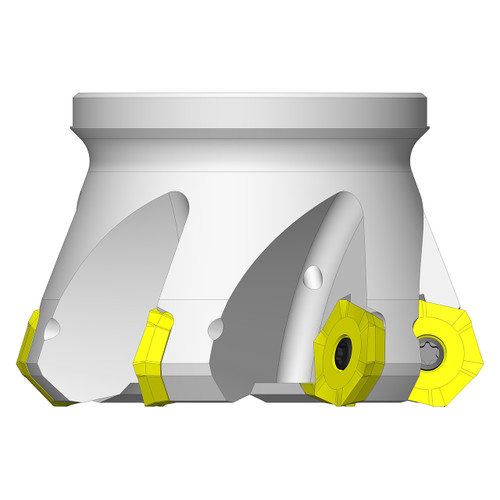 Ultra-Dex 970-000-110 | PM4-1.50-4-.500-06 x 0.500" Diameter x 1.750" Functional Length x 45 Degree 4 Cutting Edge Indexable Face Mill