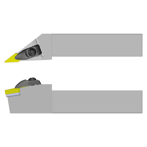 Ultra-Dex 974-000-013 | DVJNL 12-3B x 3/4" Diameter x 1.770" Head Length x 0.750" Shank Height x 1.000" Functional Width Square Shank Tool Holder