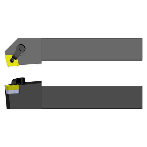 Ultra-Dex 974-000-063 | MCKNR 24-6D 1.600" Head Length x 1.500" Shank Height x 2.000" Functional Width 75 Degree Entering Angle Square Shank Tool Holder