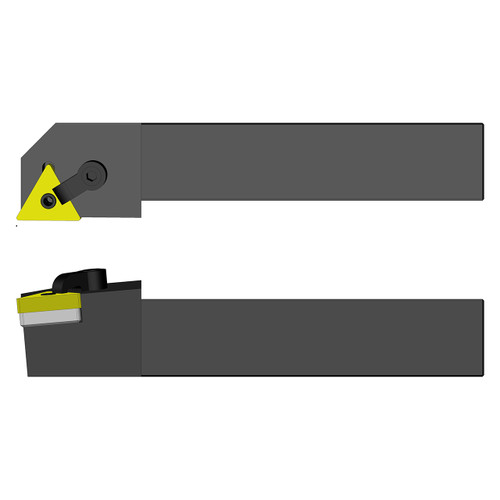 Ultra-Dex 974-000-244 | MTGNL 16-4D 1.600" Head Length x 1.000" Shank Height x 1.250" Functional Width 90 Degree Entering Angle Square Shank Tool Holder