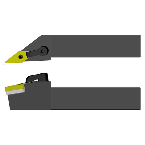 Ultra-Dex 974-000-288 | MVJNR 24-4D x 1-1/2" Diameter x 2.050" Head Length x 1.500" Shank Height 2.000" Functional Width 93 Degree Entering Angle Indexable Turning Toolholder