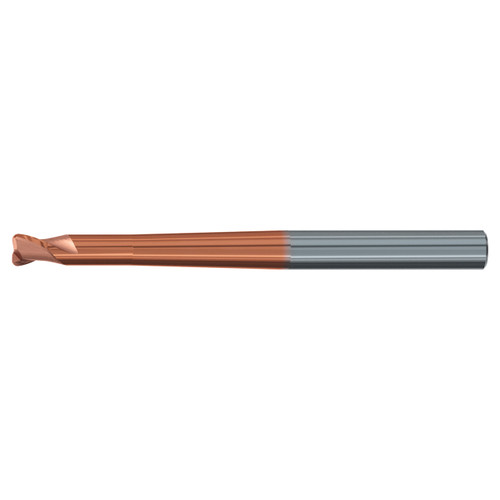 Emuge 2553A.210 | 10.00mm Diameter x 120.00mm OAL 2 Flute TIALN Coated Torus End Mill