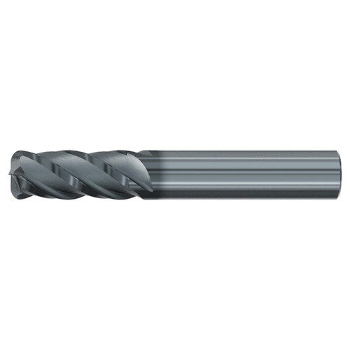 Emuge 2998L.075120 | 3/4" Diameter x 0.120" Corner Radius 4" OAL 4 Flute ALCR Coated Corner Radius End Mill Emuge 2998L.075120 | 3/4" Diameter x 0.120" Corner Radius 4" OAL 4 Flute ALCR Coated Corner Radius End Mill