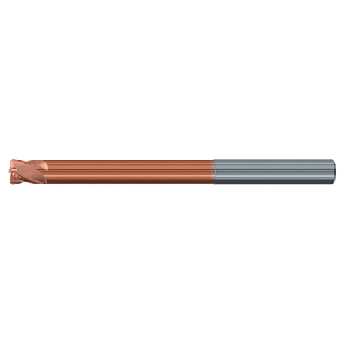 Emuge 3837A.008010 | 8.00mm Diameter x 102.00mm OAL 4 Flute TIALN Coated Torus End Mill