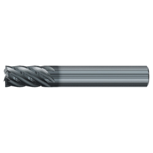 Emuge 3924L.0375 | 3/8" Diameter x 3-8" Shank x 2-1/2" OAL 6 Flute ALCR Coated Corner Radius End Mill Emuge 3924L.0375 | 3/8" Diameter x 3-8" Shank x 2-1/2" OAL 6 Flute ALCR Coated Corner Radius End Mill