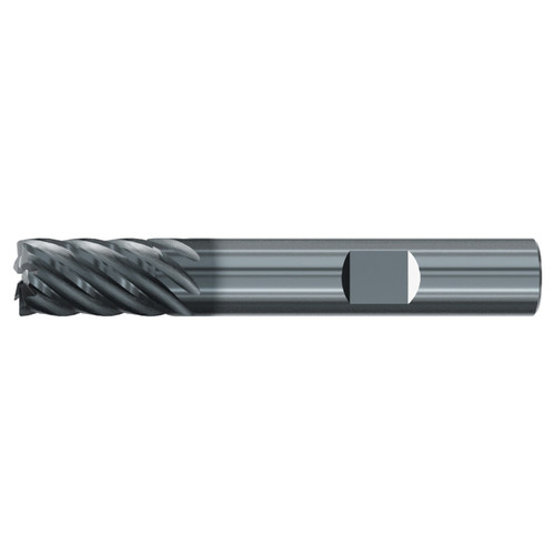 Emuge 3930L.0750 | 3/4" Diameter x 3-4" Shank x 3-1/2" OAL 7 Flute ALCR Coated Corner Radius End Mill