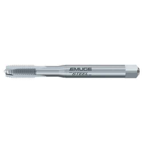 Emuge BU208960.5041 | #10-32 Thread Size x 2.756" OAL 3 Flute Bright Coated Spiral Flute Tap