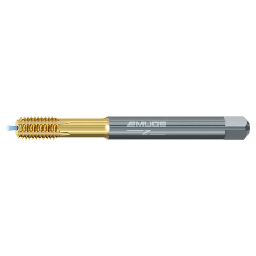 Emuge BU38Z800.5041 | #10-32 Thread Size x 0.194" Shank x 2.756" OAL TIN-80 Coated Thread Forming Tap
