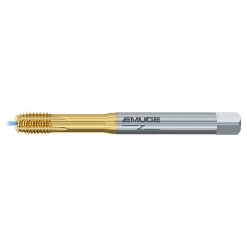 Emuge BU44Z700.5041 | #10-32 Thread Size x 0.194" Shank x 2.756" OAL TIN-80 Coated Thread Forming Tap