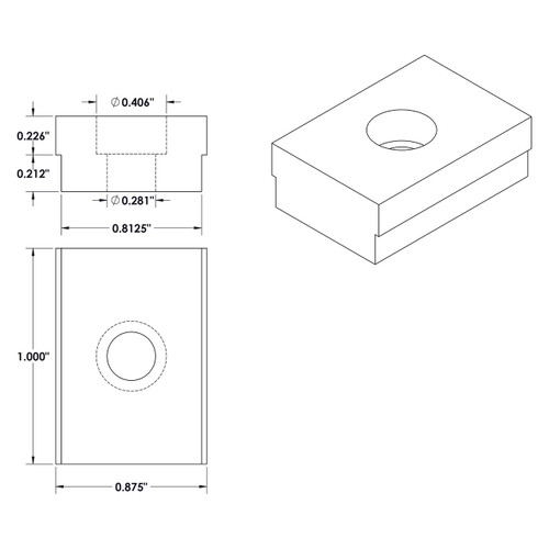 Kurt D80-33A | 13/16" Width x 7/8" Thickness x 8" or 10" D-Series Fixture Key Set