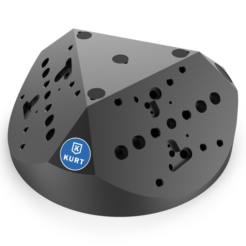 Kurt DJ810AL-JAWKIT | 8" Jaw Width x 10" Overall Width DoveLock Alum Jaw Set