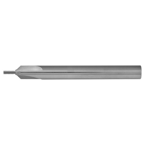Scientific Cutting Tools TM098-32SA | 0.098" Cutting Diameter x 0.250" Shank x 0.201" LOC x 2.500" OAL 3 Flute AlTiN Coated Solid Carbide Straight Flute Thread Mill