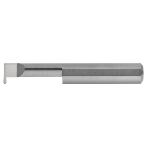 Scientific Cutting Tools LHGFR017Q-8C | 0.250" Minimum Hole Diameter x 0.018" Groove Width x 0.250" Shank x 2.500" OAL TiN Coated Solid Carbide Grooving Tool