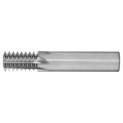 Scientific Cutting Tools TM400-28A | 1/2-28" Thread Pitch 0.400" Cutting Diameter x 0.500" Shank x 1.087" LOC x 3.500" OAL 4 Flute AlTiN Solid Carbide Straight Flute Thread Mill