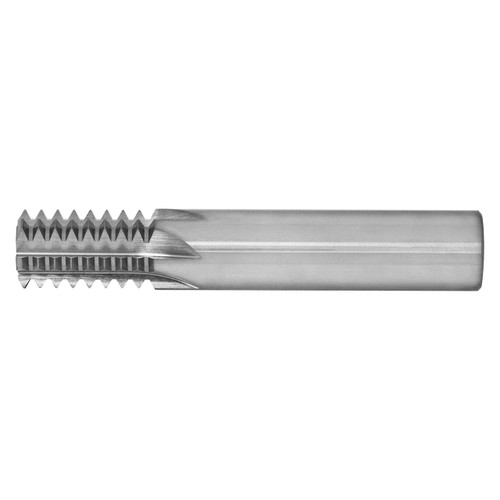 Scientific Cutting Tools TM8-.75MM-C | 0.250" Shank x 0.250" LOC x 2.500" OAL 3 Flute TiN Coated Solid Carbide Straight Flute Thread Mill