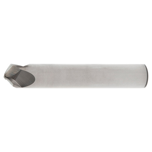 Scientific Cutting Tools HC75003-060 | 0.100" Diameter x 0.750" Shank x 0.563" LOC x 3.000" OAL 60 Degree Included Angle 3 Flute Uncoated Solid Carbide Chamfer Mill