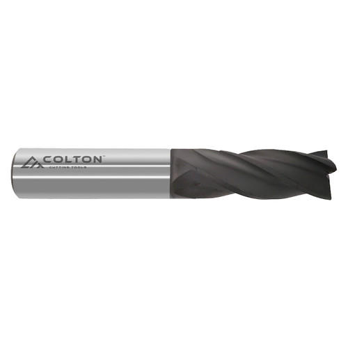 Colton Industrial Tools 62045 | 1/8" Diameter x 1/2" LOC x 3" OAL 4 Flute CVD Coated Square End Mill