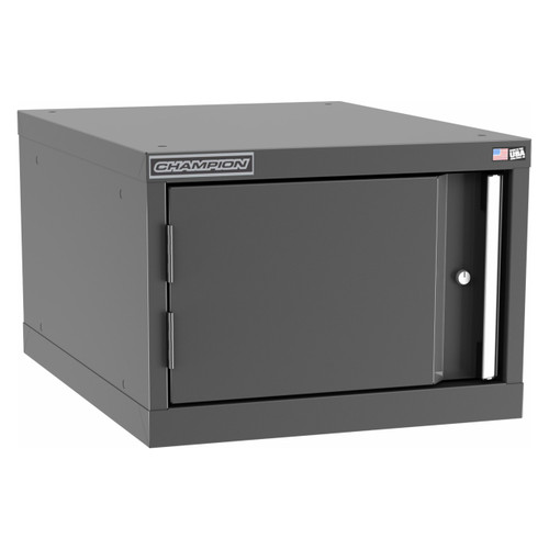 Champion Tool Storage NWS600-FDIL-DG | 22-3/16" Width x 15-3/4" Height x 22-1/2" Depth 1 Door Powder Coated Steel Modular Door Cabinet - Dark Gray
