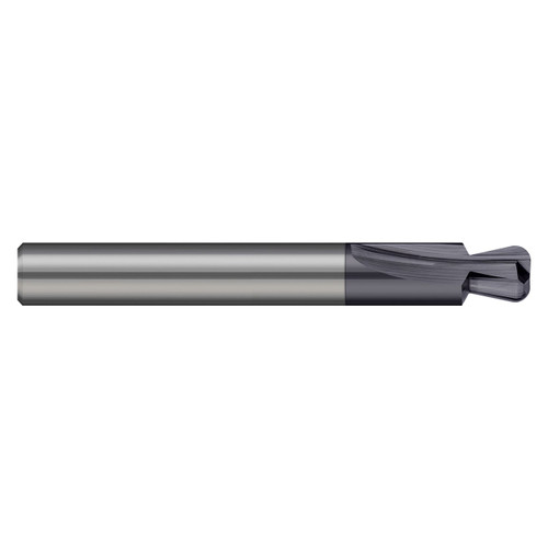 Harvey Tool 715242 | 0.315" Diameter x 3/8" Shank x 3/32" Corner Radius x 2-1/2" OAL 2 Degree Included Angle 2 Flute Uncoated Dovetail Cutter