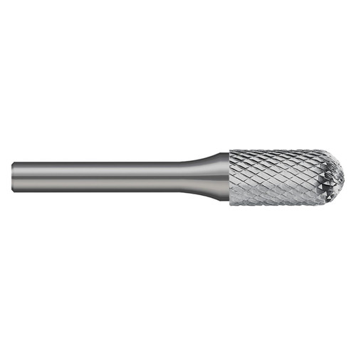 Harvey Tool 708008 | SC-42 Size x 1/8" Diameter x 1/8" Shank x 0.563" LOC x 1-1/2" OAL Uncoated Double Cut Burr