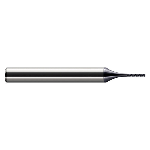 Harvey Tool 793355-C6 | T50/55 Size x 0.055" Diameter x 0.157" Shank x 0.330" LOC x 1.575" OAL 4 Flute C6 Coated Hexalobe Cutter