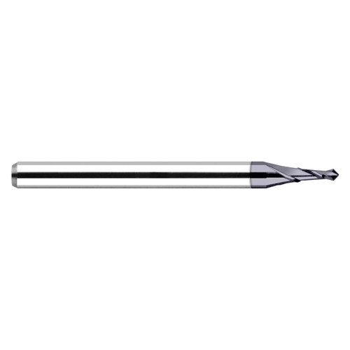 Harvey Tool 816093-C3 | 0.093" Diameter x 1/8" Shank x 1-1/2" OAL 90 Degree Included Angle 2 Flute C3 Coated Spotting Drill