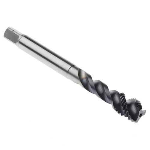 Seco Tools 03000056 | MTH-M18X1.00ISO6HX-BC-P011 MF18X1.0 Thread Size x 0.709" Diameter x 0.551" Shank x 4.331" OAL 48 Degree Helix Angle 4 Flute AlTiN Coated HSS-E-PM Spiral Flute Tap