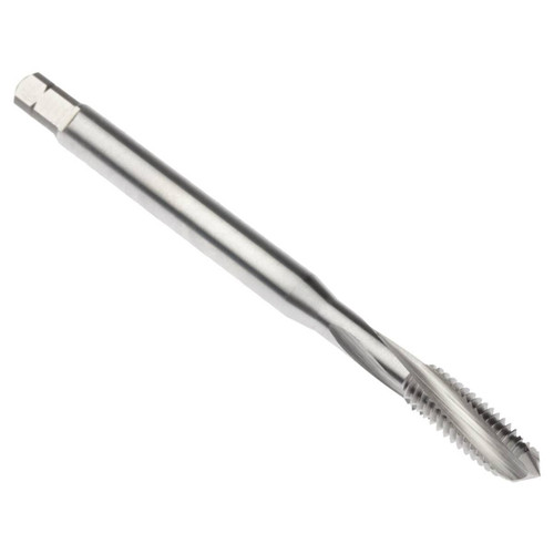 Seco Tools 03000158 | MTH-M10X1.50ISO6H-BC-N001 M10 Thread Size x 0.394" Diameter x 0.394" Shank x 3.937" OAL 15 Degree Helix Angle 3 Flute Uncoated HSS-E-PM Spiral Flute Tap