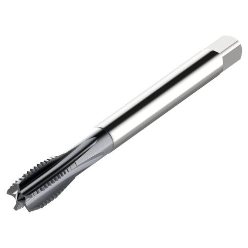 Seco Tools 03305505 | MTS-M12X1.75ISO6HX-XC-K102 M12 Thread Size x 0.472" Diameter x 0.354" Shank x 4.331" OAL 5 Flute TIALN Coated HSS-E-PM Straight Flute Tap