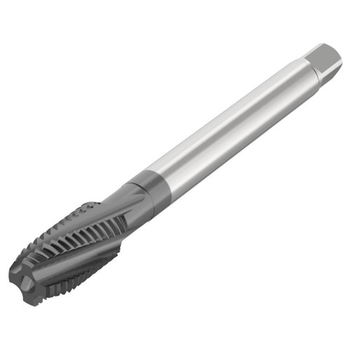 Seco Tools 10001145 | MTH-M16X2.00ISO6HX-BC-S102 M16 Thread Size x 0.637" Diameter x 0.472" Shank x 4.331" OAL 15 Degree Helix Angle 4 Flute ACN Coated HSS-E-PM Spiral Flute Tap
