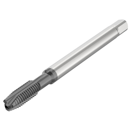 Seco Tools 10001161 | MTP-M2.5X0.45ISO6HX-TB-S001 M2.5 Thread Size x 0.101" Diameter x 0.110" Shank x 2.062" OAL 2 Flute ACN Coated HSS-E-PM Spiral Point Tap