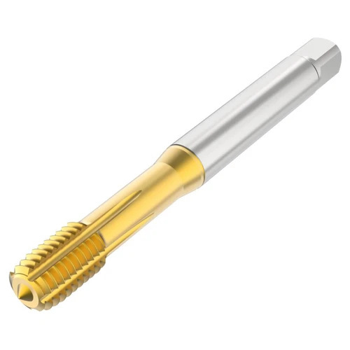 Seco Tools 10139263 | T33-FSN01C03-10X1.5-62R M10 Thread Size x 10.00mm Diameter x 10.00mm Shank x 101.80mm OAL 5 Flute TiAIN+TiN Coated HSS-E-PM Thread Forming Tap