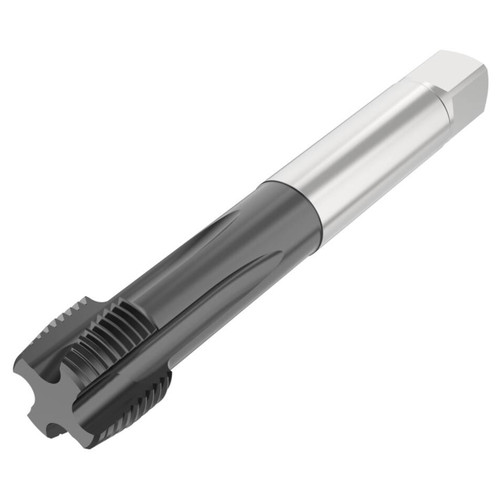 Seco Tools 10139405 | T34-PH21B09-5/8-14-12R G5/8-14 Thread Size x 0.902" Diameter x 0.709" Shank x 4.921" OAL 4 Flute TiAIN+WC/C Coated HSS-E-PM British Standard Pipe Tap