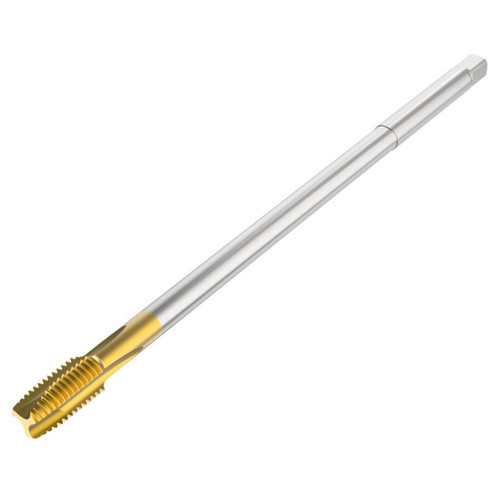 Seco Tools 10139657 | T32-PN01B07-10X1.5-63R M10 Thread Size x 0.394" Diameter x 0.276" Shank x 7.874" OAL 3 Flute TiAIN+TiN Coated HSS-E Straight Flute Tap