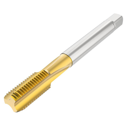 Seco Tools 10139733 | T32-SN02C05-20X1.5-63R MF20X1.5 Thread Size x 0.787" Diameter x 0.630" Shank x 4.921" OAL 4 Flute TiAIN+TiN Coated HSS-E Straight Flute Tap
