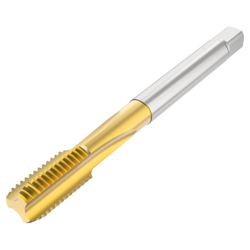 Seco Tools 10139752 | T32-SN01C06-16X2-63L M16 Thread Size x 0.630" Diameter x 0.472" Shank x 4.331" OAL 4 Flute TiAIN+TiN Coated HSS-E Straight Flute Tap