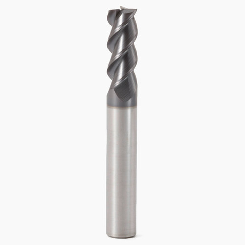 Seco Tools 00025681 | 12.00mm Diameter x 12.00mm Shank x 0.20mm Radius x 75.00mm OAL 3 Flute 50 Degree Helix Angle MEGA Coated Carbide Corner Radius End Mill