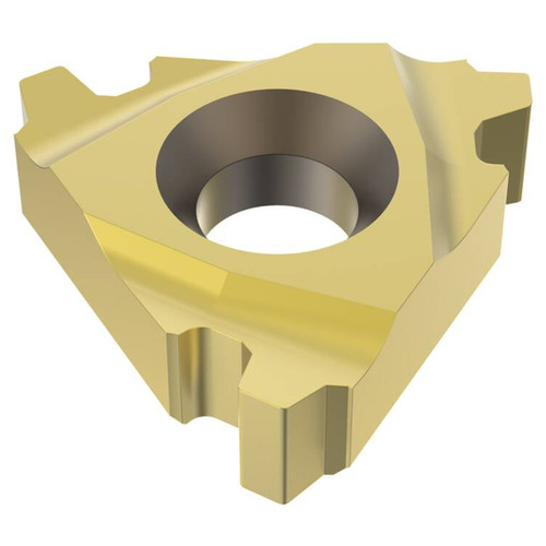 Seco Tools 00073176 | 0.625" Inscribed Circle Diameter x 0.242" Thickness 3 Cutting Edge Carbide Laydown Threading Insert
