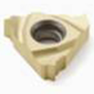 Seco Tools 00077882 | 0.375" Inscribed Circle Diameter x 0.008" Radius x 0.137" Thickness 3 Cutting Edge Carbide Laydown Threading Insert