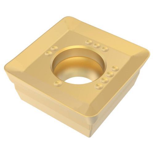 Seco Tools 00094815 | 0.500" Inscribed Circle Diameter x 0.032" Radius x 0.204" Thickness 4 Cutting Edge Carbide Milling Insert