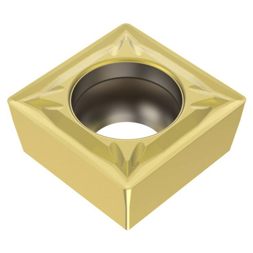Seco Tools 00099708 | SC09T3 Size x 0.375" Inscribed Circle Diameter x 0.032" Radius x 0.156" Thickness 4 Cutting Edge Carbide Turning Insert