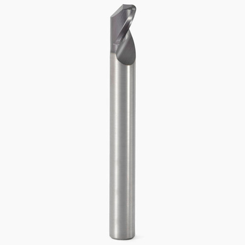 Seco Tools 02451586 | 5.00mm Diameter x 6.00mm Shank x 0.50mm Radius x 65.00mm OAL 1 Flute 30 Degree Helix Angle MEGA-T Coated Carbide Corner Radius End Mill