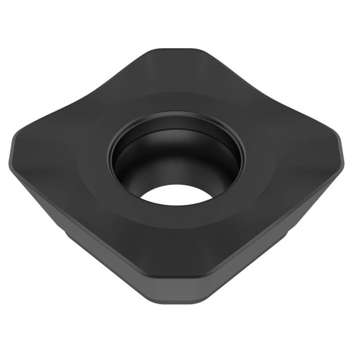 Seco Tools 02566285 | 0.625" Inscribed Circle Diameter x 0.059" Radius x 0.219" Thickness 4 Cutting Edge Carbide Quattromill Insert