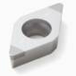 Seco Tools 02629213 | DC11T3 Size x 0.375" Inscribed Circle Diameter x 0.016" Radius x 0.156" Thickness 2 Cutting Edge PCBN Tipped Turning Insert
