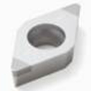 Seco Tools 02649617 | DC11T3 Size x 0.375" Inscribed Circle Diameter x 0.016" Radius x 0.156" Thickness 2 Cutting Edge PCBN Tipped Turning Insert